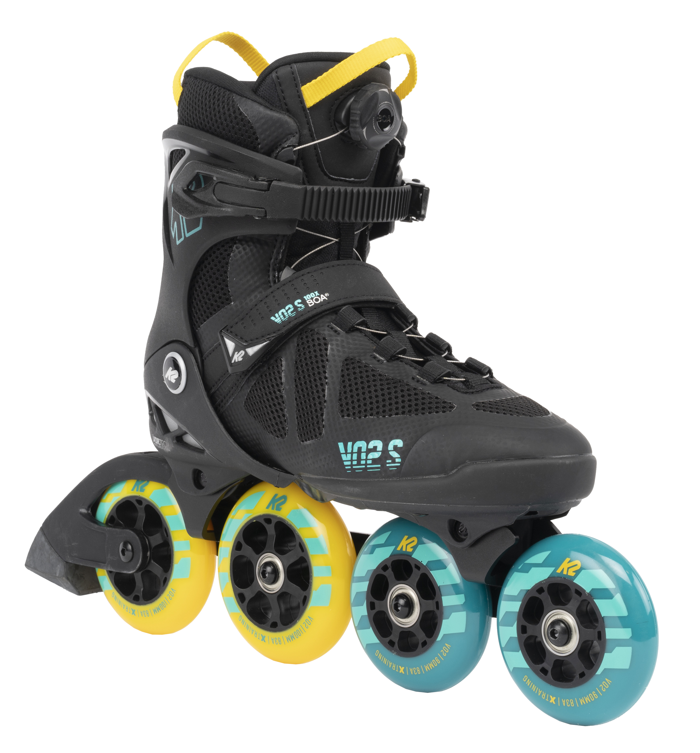 K2 VO2 100 X Boa Men Skate - black-blue-yellow - Herrenskate 1 K2 VO2 100 X Boa Men Skate - black-blue-yellow - Herrenskate