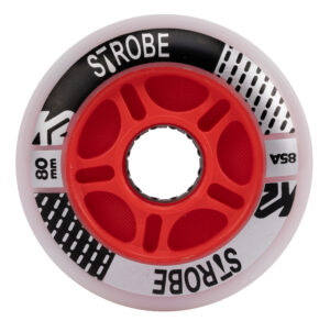 K2 LED Wheels Strobe rot 80 mm/85A (2er Set)