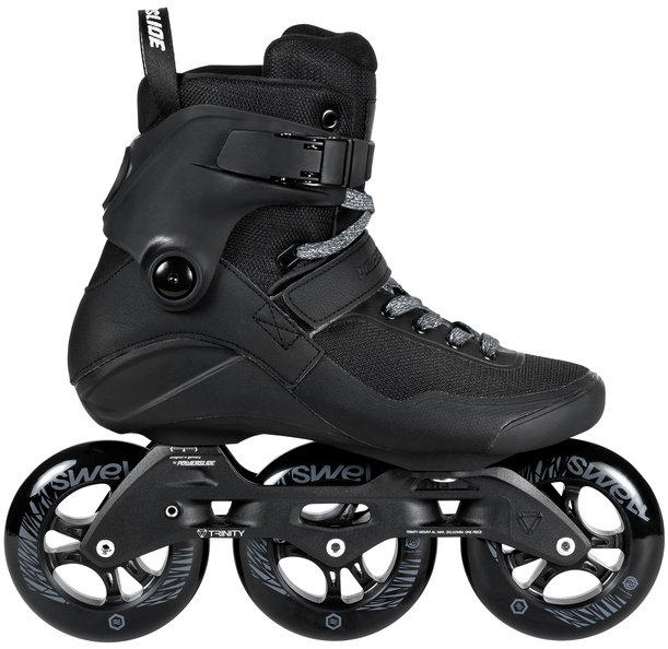 Powerslide Swell Triple Black, 3x110mm, Fitness Skate 2 Powerslide Swell Triple Black, 3x110mm, Fitness Skate – Bild 2