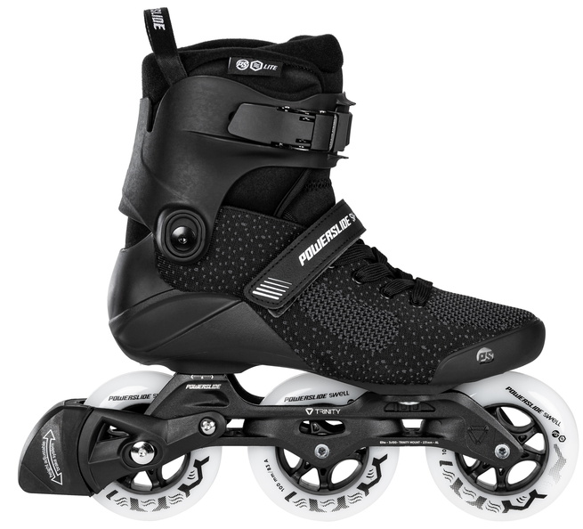 Powerslide Swell Lite Triple Black, 3x100mm, Fitness Skate 2 Powerslide Swell Lite Triple Black, 3x100mm, Fitness Skate – Bild 2
