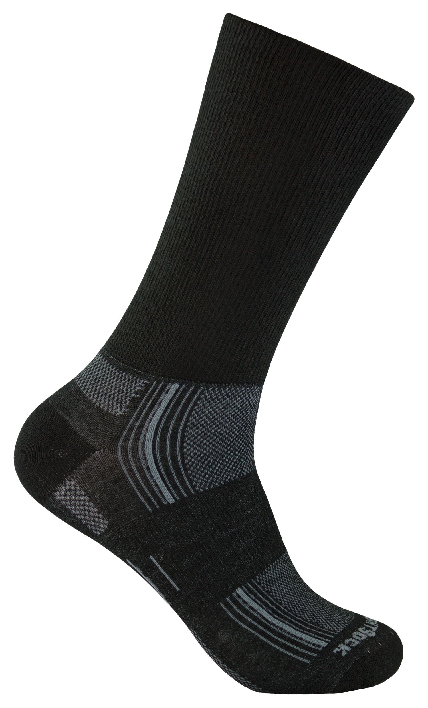 Wrightsock Stride Crew Socken schwarz 1 Wrightsock Stride Crew Socken schwarz