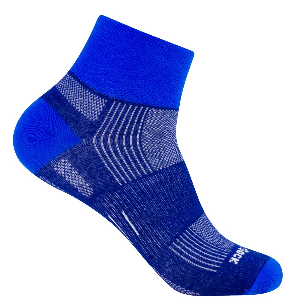 Wrightsock ECO EXPLORE Quarter Socken Blau 1 Wrightsock ECO EXPLORE Quarter Socken Blau