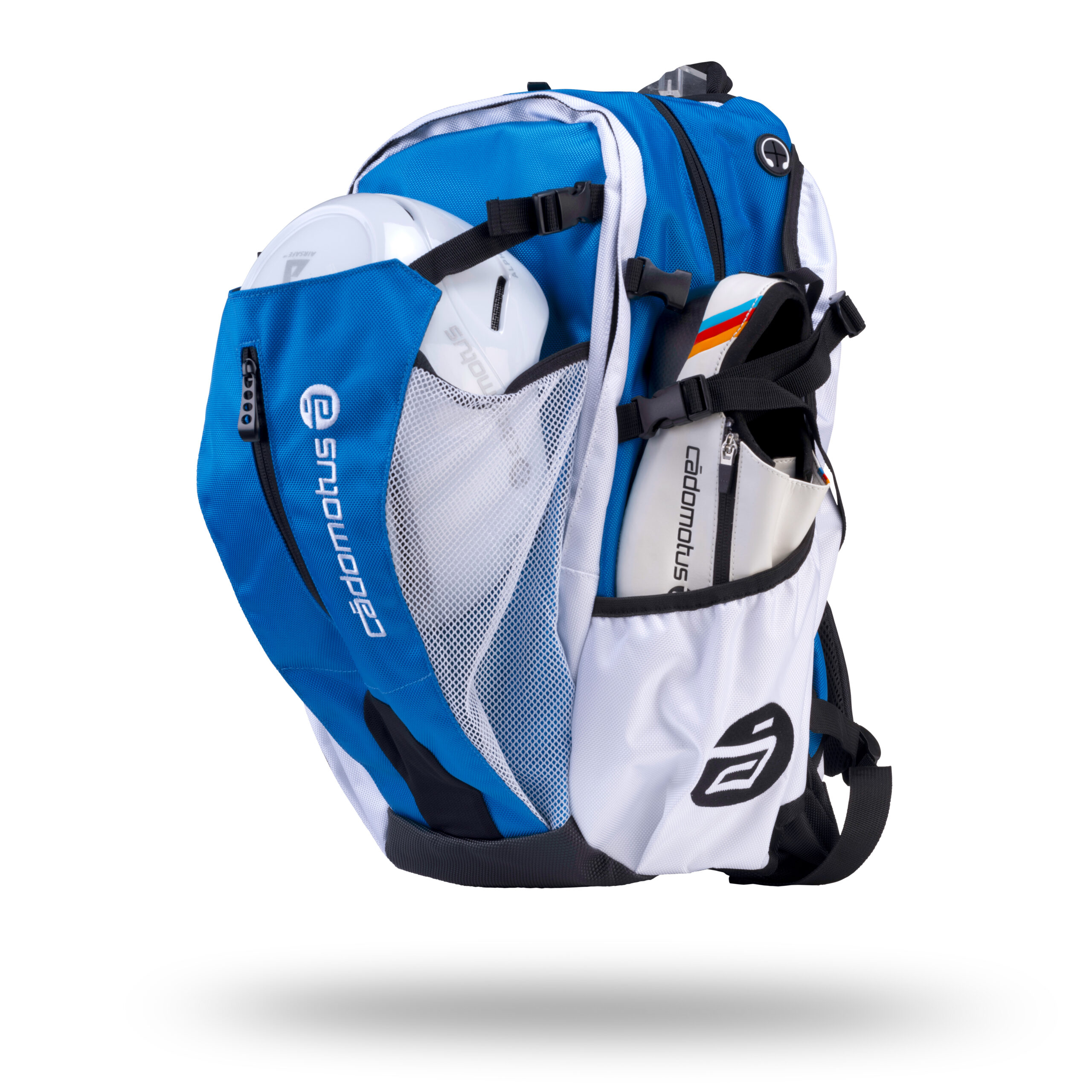 Cadomotus Rucksack weiß-blau-schwarz - Airflow Skate Backpack olympia blue 3 Cadomotus Rucksack weiß-blau-schwarz - Airflow Skate Backpack olympia blue – Bild 3