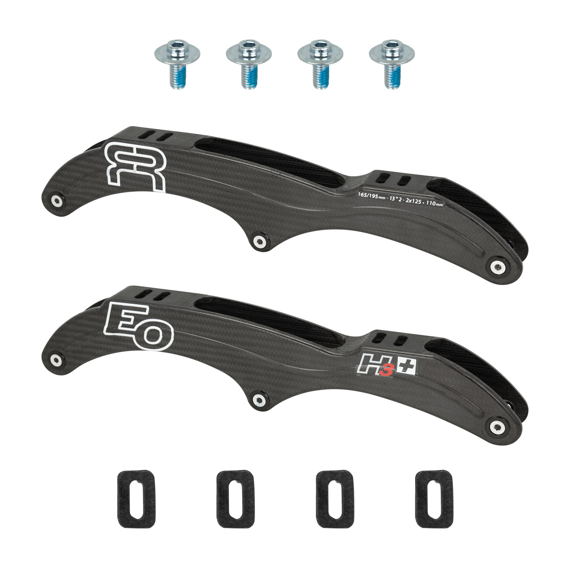 Eo Skates Carbon Schiene 1*110, 2*125, 13.2", 195/165 across 2 Eo Skates Carbon Schiene 1*110, 2*125, 13.2", 195/165 across – Bild 2