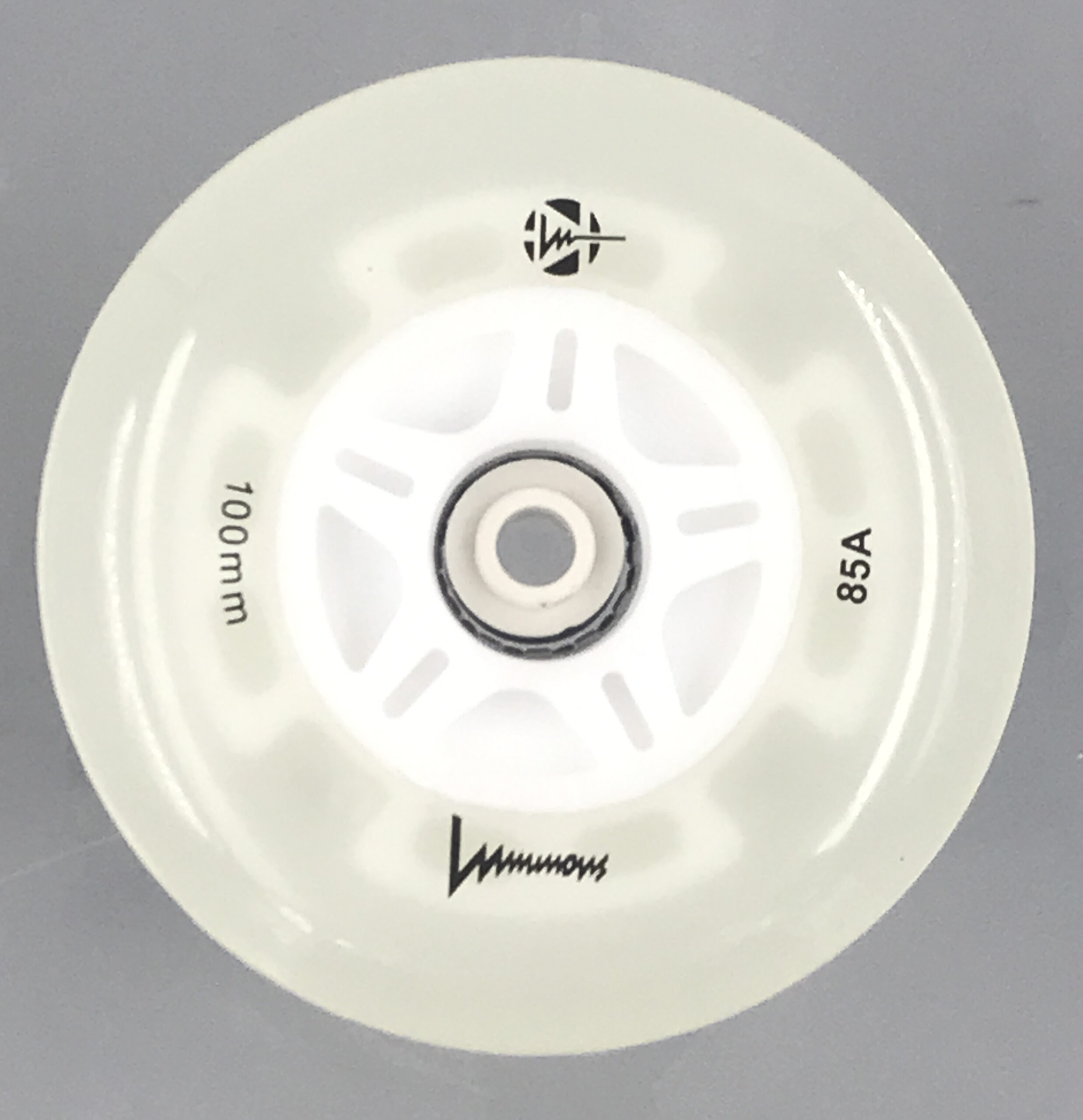 Luminous-LED Wheels White-Glow 100mm/85A 1 Luminous-LED Wheels White-Glow 100mm/85A