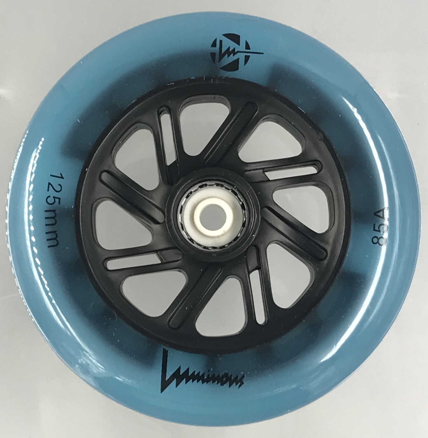 Luminous-LED Wheels Blue Glow 125mm/85A 1 Luminous-LED Wheels Blue Glow 125mm/85A