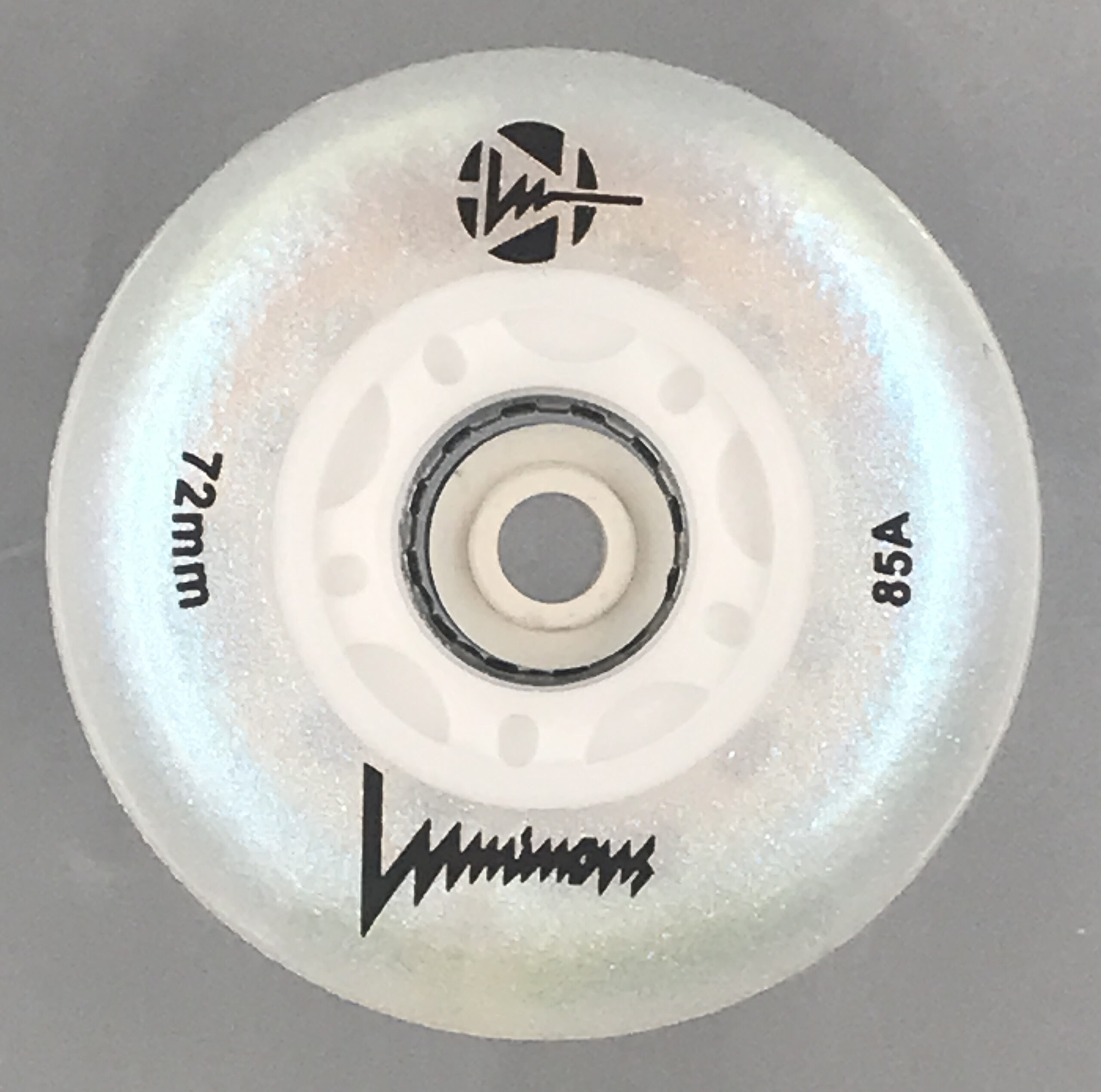 Luminous-LED Wheels White-Pearl 72mm/85A 1 Luminous-LED Wheels White-Pearl 72mm/85A
