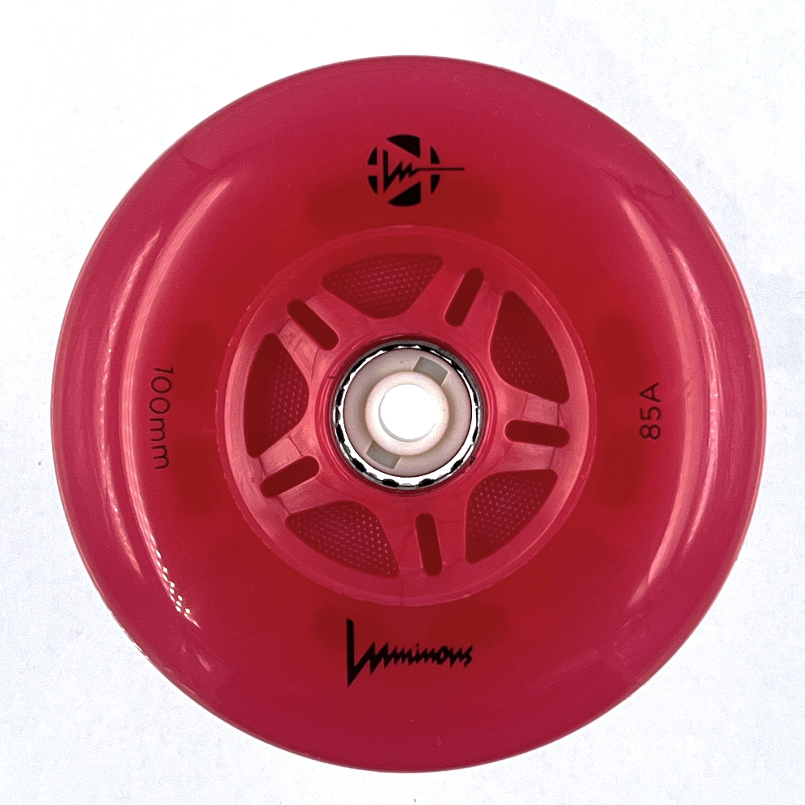 Luminous-LED Wheels red-red 100mm/85A 1 Luminous-LED Wheels red-red 100mm/85A