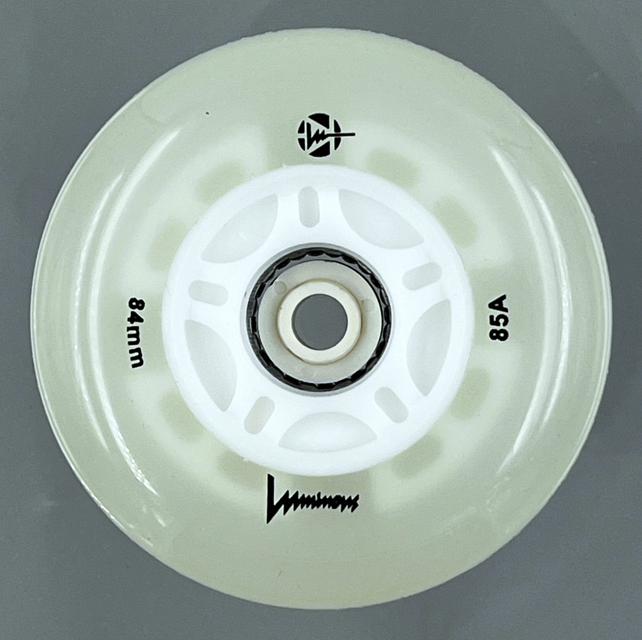 Luminous-LED Wheels White-Glow 84mm/85A 1 Luminous-LED Wheels White-Glow 84mm/85A