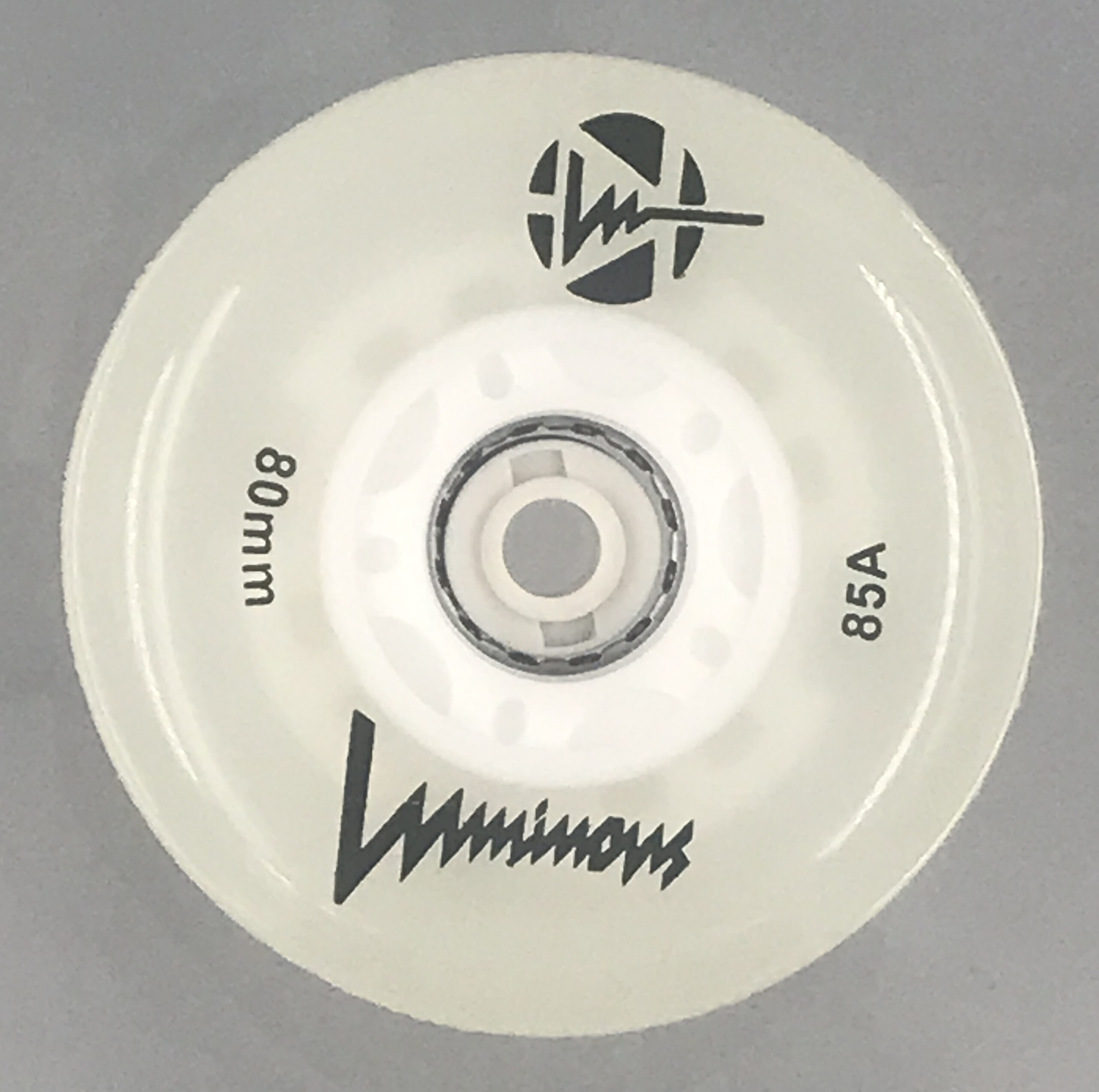 Luminous-LED Wheels White-Glow 80mm/85A 1 Luminous-LED Wheels White-Glow 80mm/85A