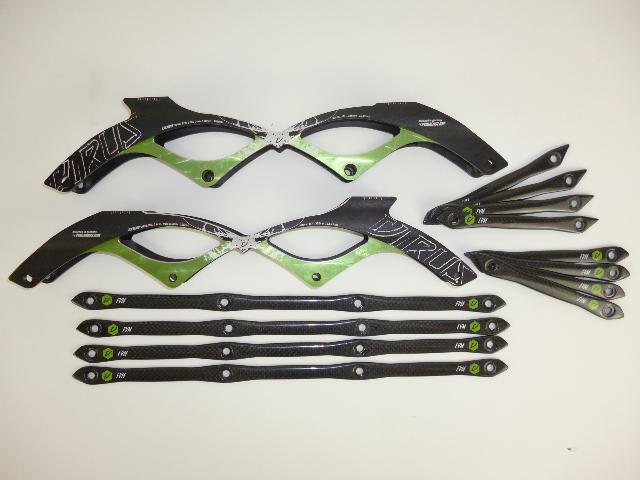 Powerslide Pro VI Speed Schiene 4*110,13.2" 195mm across 1 Powerslide Pro VI Speed Schiene 4*110,13.2" 195mm across