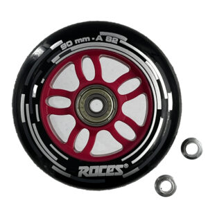 Roces Komplett Rolle  90mm / 82A mit Abec 5 Kugellager und 18,2mm Spacer (8er Set)