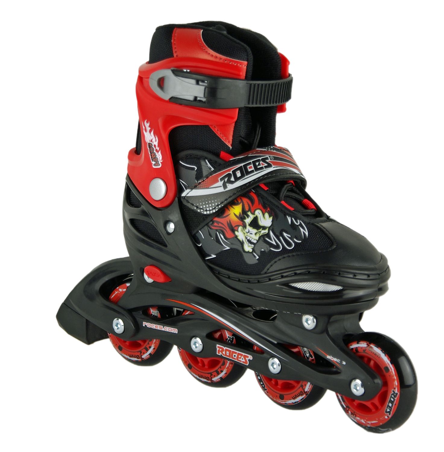 Roces Compy 6.0 Kinderskate Boy black-red 2 Roces Compy 6.0 Kinderskate Boy black-red – Bild 2