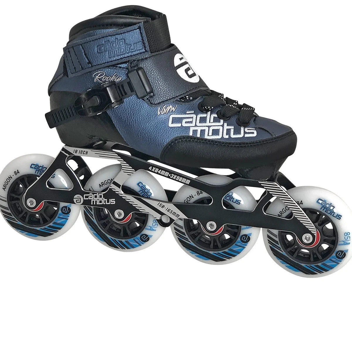 Rookie Two Kids Inline Skate 4x84 | 3x90 race setup + extra ankle support 2 Rookie Two Kids Inline Skate 4x84 | 3x90 race setup + extra ankle support – Bild 2