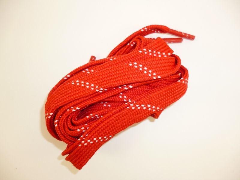 Skateshop.de Schnürsenkel 160cm rot mit Streifen 1 Skateshop.de Schnürsenkel 160cm rot mit Streifen