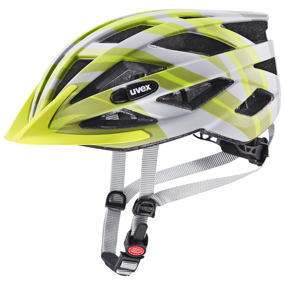 Uvex Bike und Skate Helm Air Wing grey-lime matt 1 Uvex Bike und Skate Helm Air Wing grey-lime matt